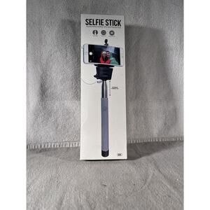 GEMS Selfie Stick 3ft Extendable Adjustable Universal Fit (White)